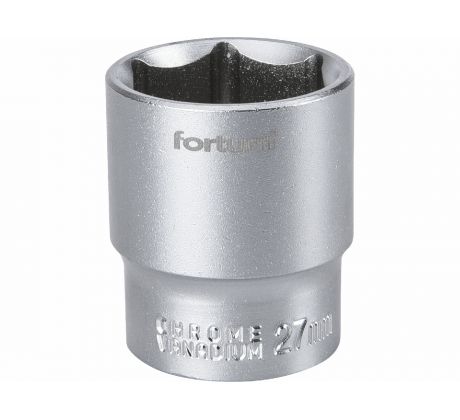 Kľúč nástrčný, 27mm, 1/2”, FORTUM