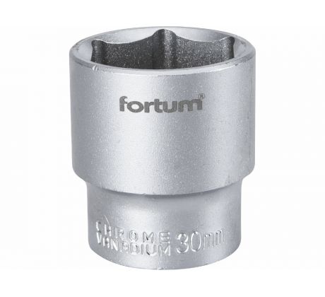 Kľúč nástrčný, 30mm, 1/2”, FORTUM