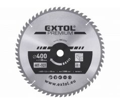 Kotúč pílový s SK plátkami, Ø400x3,8x30mm, 60z, EXTOL PREMIUM