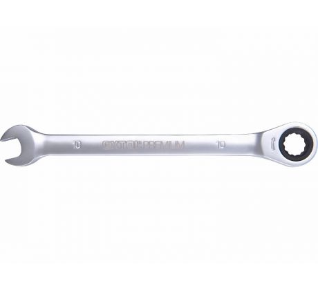 Kľúč očko-vidlicový, račňový, 72 zubov, 10mm, EXTOL PREMIUM