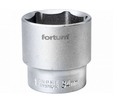 Kľúč nástrčný, 34mm, 1/2”, FORTUM