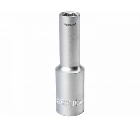 Kľúč nástrčný predĺžený, 10mm, 1/2”, FORTUM