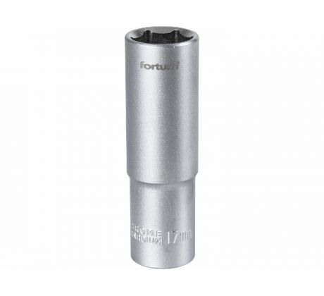 Kľúč nástrčný predĺžený, 17mm, 1/2”, FORTUM