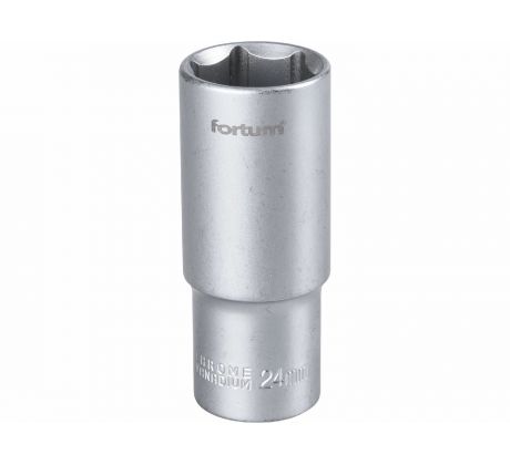 Kľúč nástrčný predĺžený, 24mm, 1/2”, FORTUM