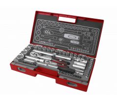 Sada nástrčných a zástrčných kľúčov, 1/4", 1/2", 60ks, FORTUM