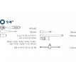 Sada nástrčných kľúčov Multi-lock, 1/4", 19ks, FORTUM