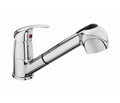 Batéria stojanková drezová s výsuvnou sprchou, rameno 160mm, 35mm, chróm, BALLETTO