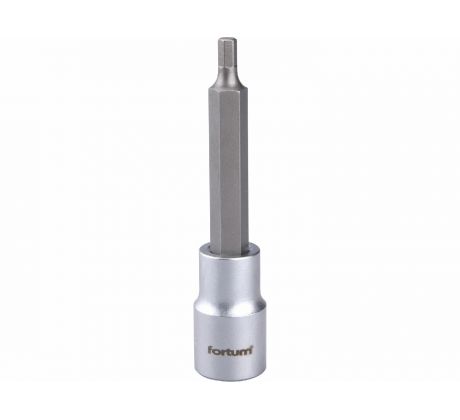 Hlavica zástrčná predĺžená HEX, HX 5, 1/2”, 100mm, FORTUM
