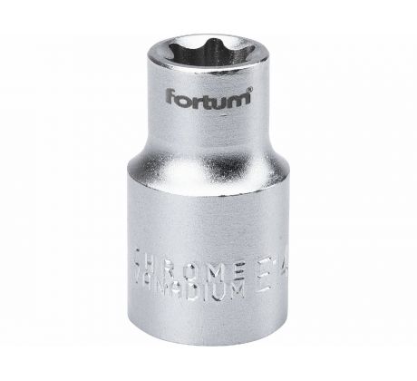 Kľúč nástrčný TORX, E14, 1/2”, FORTUM
