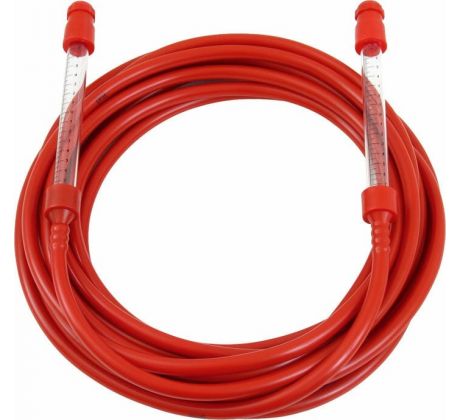 Vodováha hadicová, sklenené koncovky, 15m