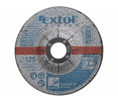 Kotúč brúsny na kov, 125x6,0mm, EXTOL PREMIUM