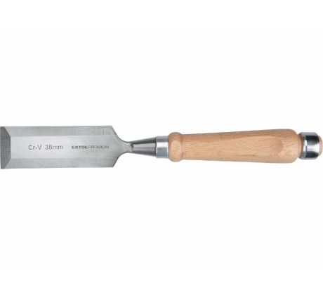 Dláto, drevená rukoväť, 38mm, dĺžka 290mm, CrV, EXTOL PREMIUM