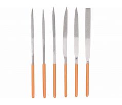 Pilníky ihlové diamantové, 6-dielna sada, EXTOL PREMIUM