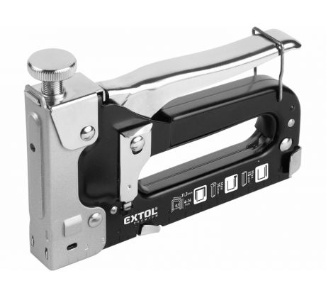 Pištoľ sponkovacia, dĺžka spony 4-14mm, klince do 15mm, EXTOL PREMIUM