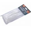 Pásky sťahovacie biele 2,5x100mm, 100ks, Ø22mm, 8kg, nylon PA66, EXTOL PREMIUM