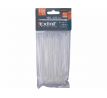 Pásky sťahovacie biele 2,5x100mm, 100ks, Ø22mm, 8kg, nylon PA66, EXTOL PREMIUM