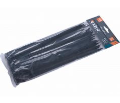 Pásky sťahovacie čierne, 4,8x250mm, 100ks, Ø65mm, 22kg, nylon PA66, EXTOL PREMIUM