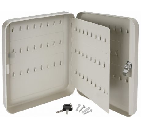 Schránka na kľúče oceľová, 300x240x80mm, 93 háčikov, 2x kľúč, EXTOL CRAFT