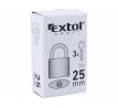 Zámok visací liatinový modrý, 3 kľúče, 25mm, EXTOL CRAFT