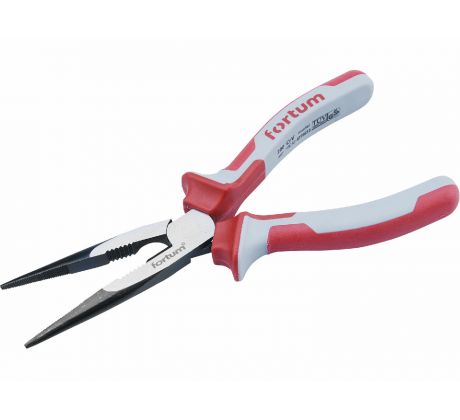 Kliešte pologuľaté priame, 200mm, 61CrV5, FORTUM