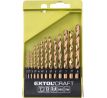 Vrtáky do kovu HSS TiN, 13-dielna sada, Ø2-8mm, HSS, EXTOL CRAFT