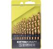 Vrtáky do kovu HSS TiN, 13-dielna sada, Ø2-8mm, HSS, EXTOL CRAFT