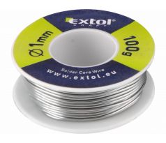 Cín na spájkovanie Ø1mm, 100g, EXTOL CRAFT
