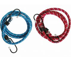 Popruh elastický s hákmi, 120cm, 2ks, EXTOL CRAFT