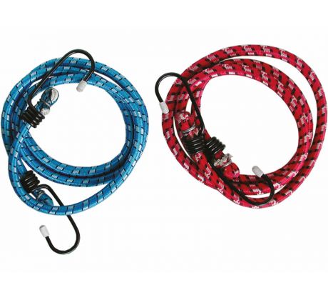 Popruh elastický s hákmi, 120cm, 2ks, EXTOL CRAFT