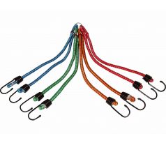 Popruh elastický s hákmi, 80cm, 4ks (pavúk), EXTOL CRAFT