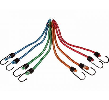 Popruh elastický s hákmi, 80cm, 4ks (pavúk), EXTOL CRAFT