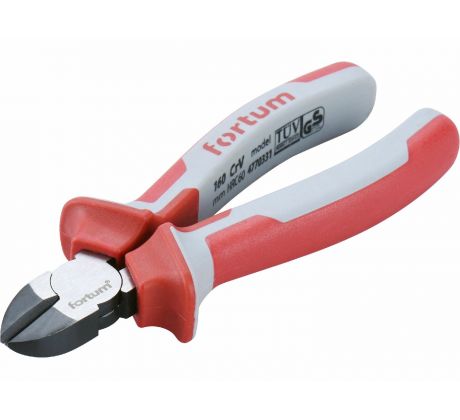 Kliešte štikacie bočné, 160mm, 61CrV5, FORTUM