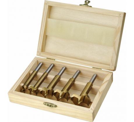 Sukovníky HSS TiN, 5-dielna sada, Ø15-35mm, EXTOL CRAFT