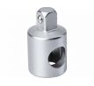 Adaptér s otvorom pre trhák, vnútorný 1/2” na vonkajší 3/8”, dĺžka 40mm, FORTUM