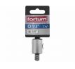 Adaptér s otvorom pre trhák, vnútorný 1/2” na vonkajší 3/8”, dĺžka 40mm, FORTUM