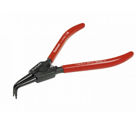 Kliešte segerové zahnuté vonkajšie, 180mm, FORTUM