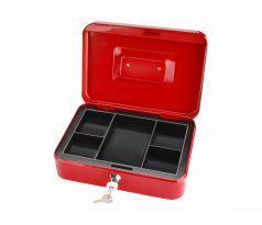 Pokladnička prenosná oceľová, 250x180x90mm, 2x kľúč, EXTOL CRAFT