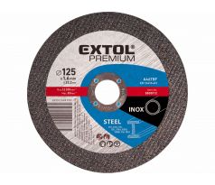 Kotúč rezný na oceľ a antikoro, 125x2,5mm, EXTOL PREMIUM