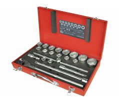 Sada nástrčných kľúčov, 3/4", 22ks, EXTOL PREMIUM