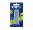 Brity do univerzálneho noža rovné, 5ks, EXTOL CRAFT