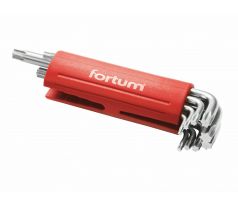 Kľúče TORX, 9-dielna sada, FORTUM