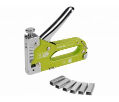 Pištoľ sponkovacia, hrúbka spony 0,7mm, dĺžka spony 4-14mm, EXTOL CRAFT