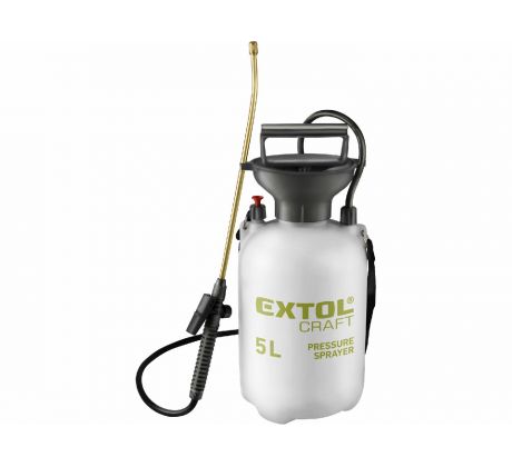 Postrekovač záhradný tlakový, 5l, mosadz, EXTOL CRAFT