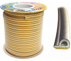 Tesnenie samolepiace profil P 55703, 1m, 9x5,5mm, biele, Tesa