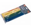 Pásky sťahovacie farebné 2,5x150mm, 100ks, Ø35mm, 8kg, nylon PA66, EXTOL PREMIUM