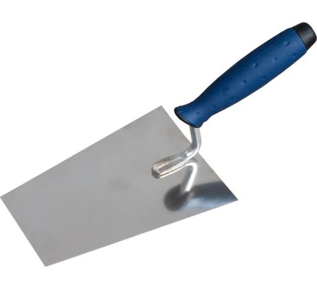 Lyžica murárska (kelňa) antikorová, 160mm, plastová pogumovaná rukoväť