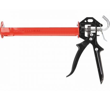 Pištoľ na tmel poloskeletová kovová, 225mm, EXTOL PREMIUM