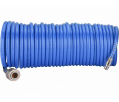 Hadica vzduchová 10m tlaková špirálová s rýchlospojkami, EXTOL CRAFT