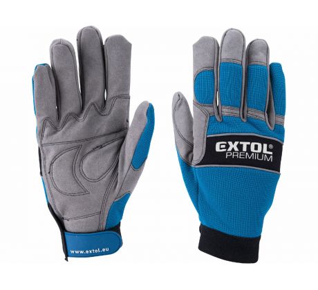 Rukavice koža/syntetika, XXXL/13", EXTOL PREMIUM