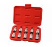 Hlavice zástrčné HEX, 1/2", 10ks, CrV/S2, EXTOL PREMIUM